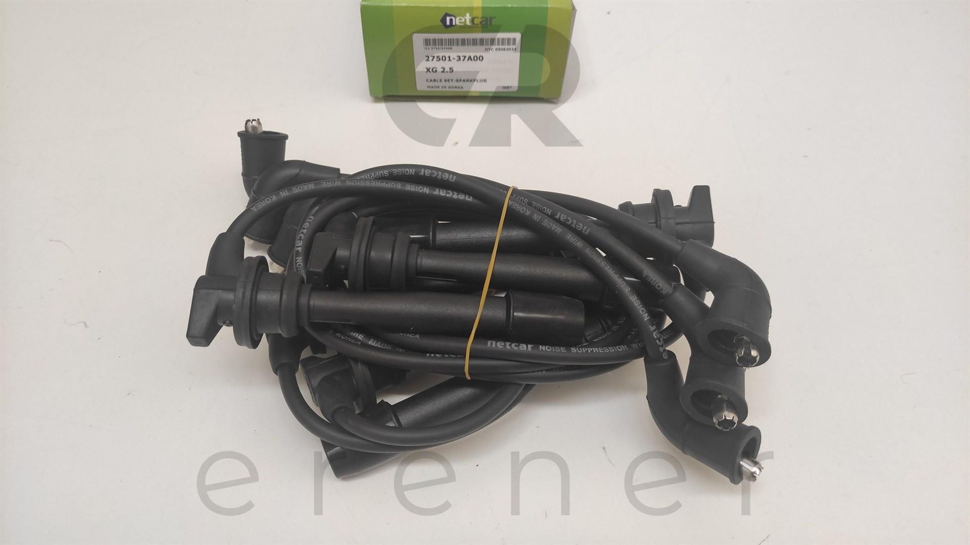27501-37A00  BUJİ KABLO SETİ [2.5] SONATA 99> (KR),KOREA,27501-37A00 