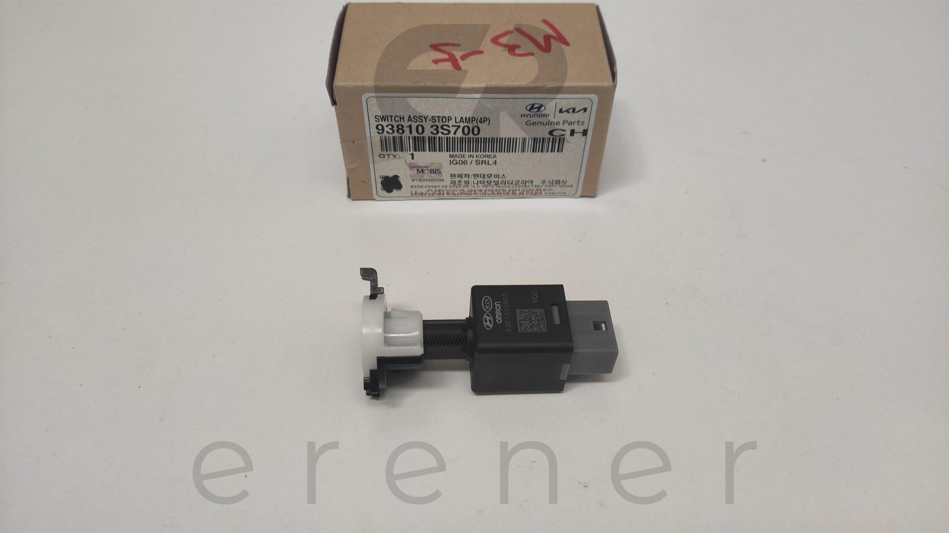93810-3S700 4 Fiş İ20 İ30 BLUE RİO 15> FREN MÜŞÜRÜ,HMC,93810-3S700 4 Fiş