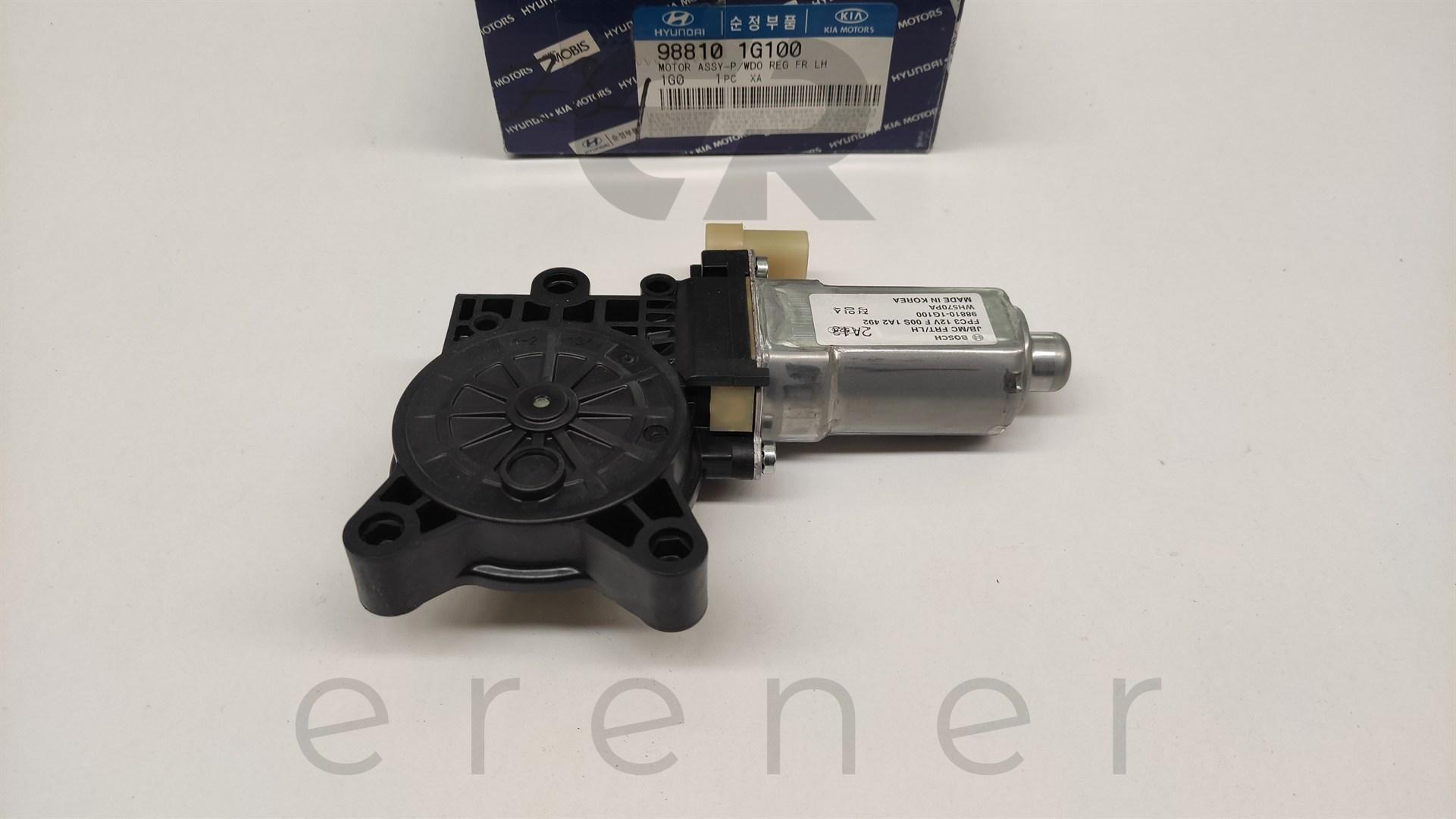 98810-1G100 ERA RİO 06> ÖN KAPI CAM MOTORU (SOL),HMC,98810-1G100
