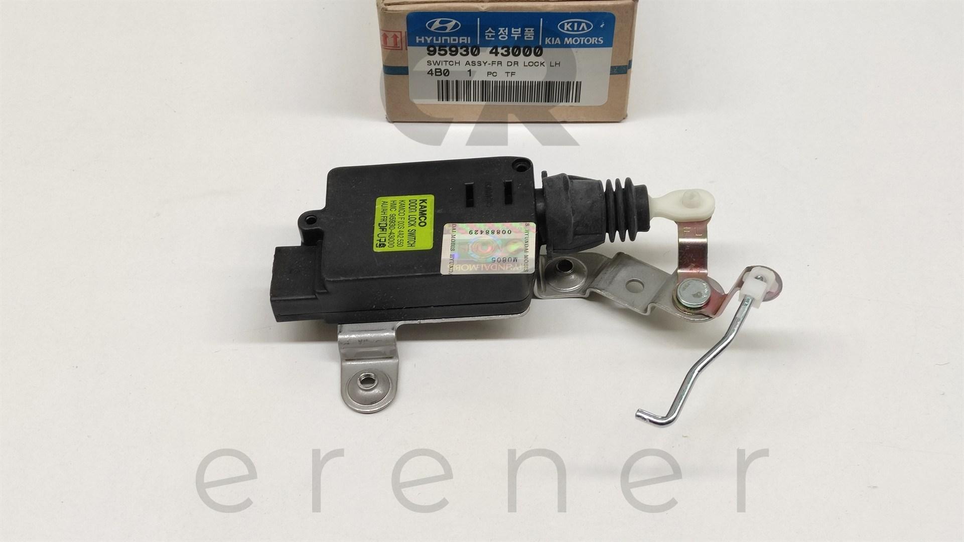 95930-43000 H100 99> ÖN KAPI MERKEZİ KİLİT MOTORU (SOL),HMC,95930-43000