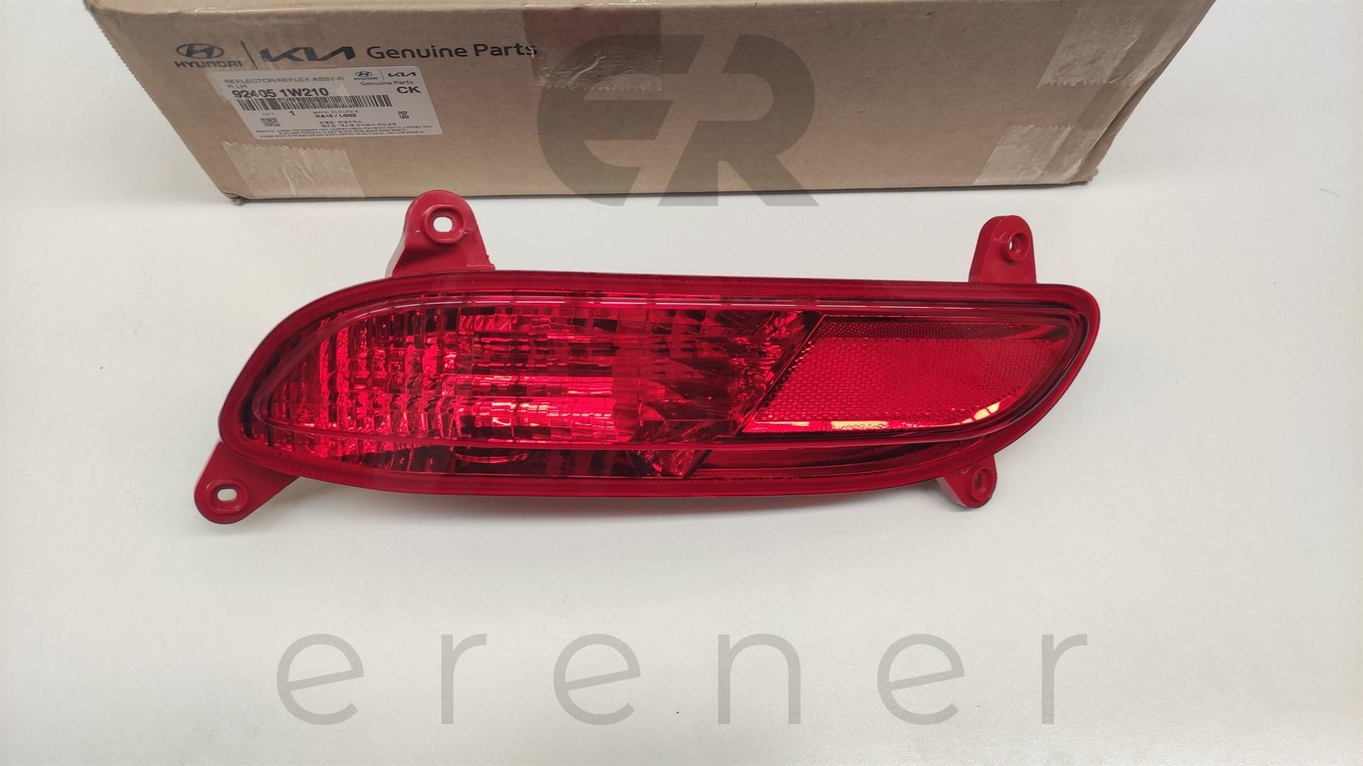 92405-1W210 RİO 12> ARKA TAMPON REFLEKTÖRÜ (SOL) DUYSUZ,KIA,92405-1W210