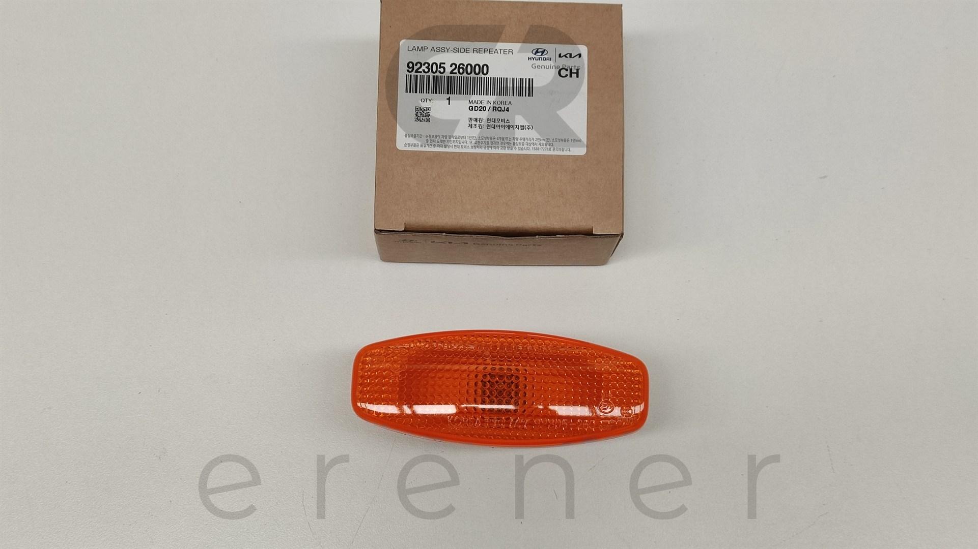 92305-26000 H100 K2500 04> ÇAMURLUK SİNYALİ (SAĞ+SOL),HMC,92305-26000