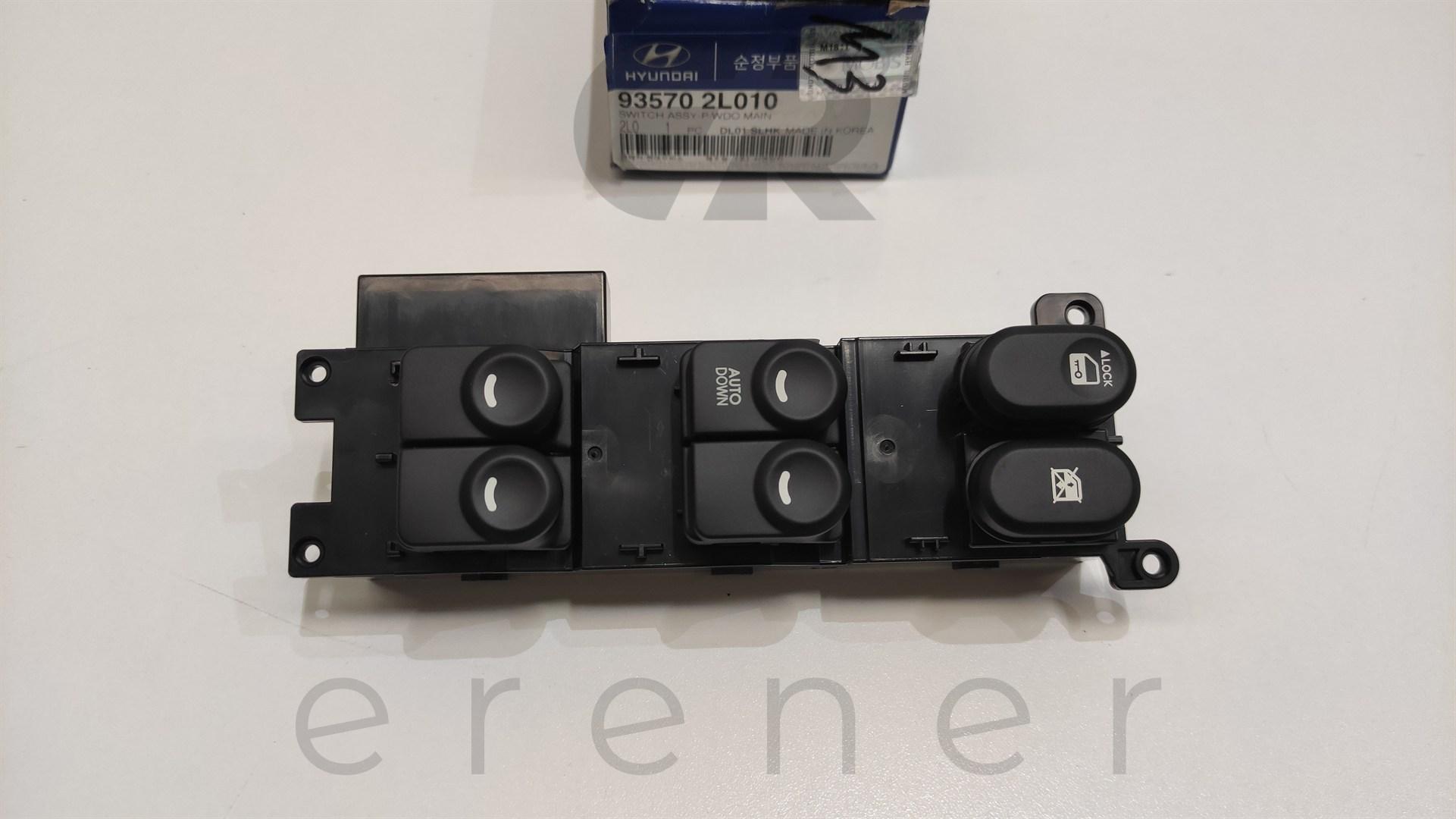 93570-2L010 4`lü İ30 07> CAM AÇMA DÜĞMESİ (SOL),HMC,93570-2L010 4`lü