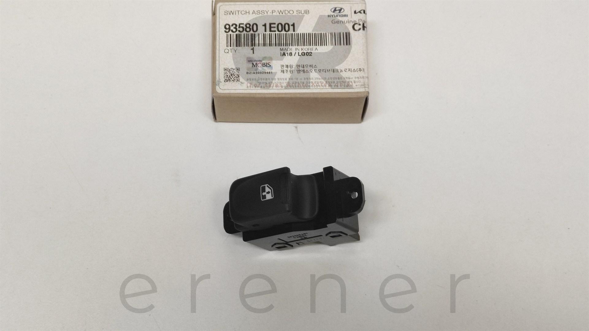 93580-1E001 ERA 06> CAM KALDIRMA DÜĞMESİ (SAĞ),HMC,93580-1E001
